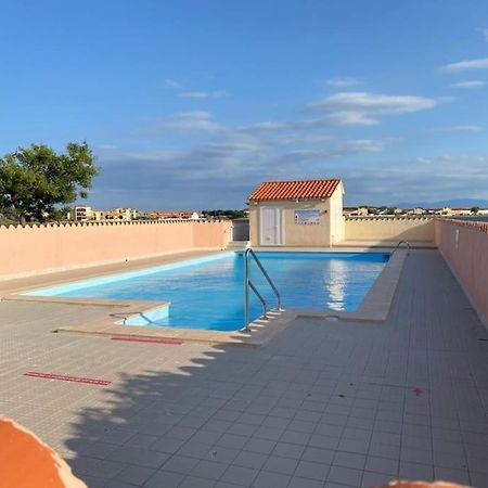 Superbe Studio Renove Avec Piscine Et Vue Marina Le Barcarès Esterno foto