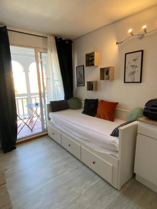 Superbe Studio Renove Avec Piscine Et Vue Marina Le Barcarès Esterno foto