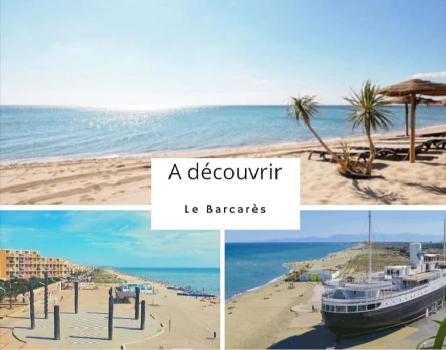 Superbe Studio Renove Avec Piscine Et Vue Marina Le Barcarès Esterno foto
