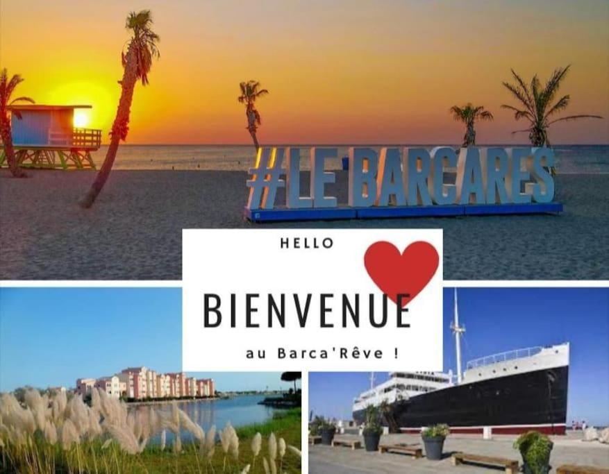 Superbe Studio Renove Avec Piscine Et Vue Marina Le Barcarès Esterno foto