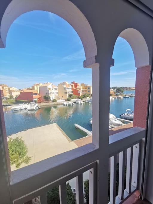 Superbe Studio Renove Avec Piscine Et Vue Marina Le Barcarès Esterno foto